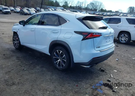 2016 Lexus Nx 200T from USA, damaged, VIN JTJBARBZ2G2065319